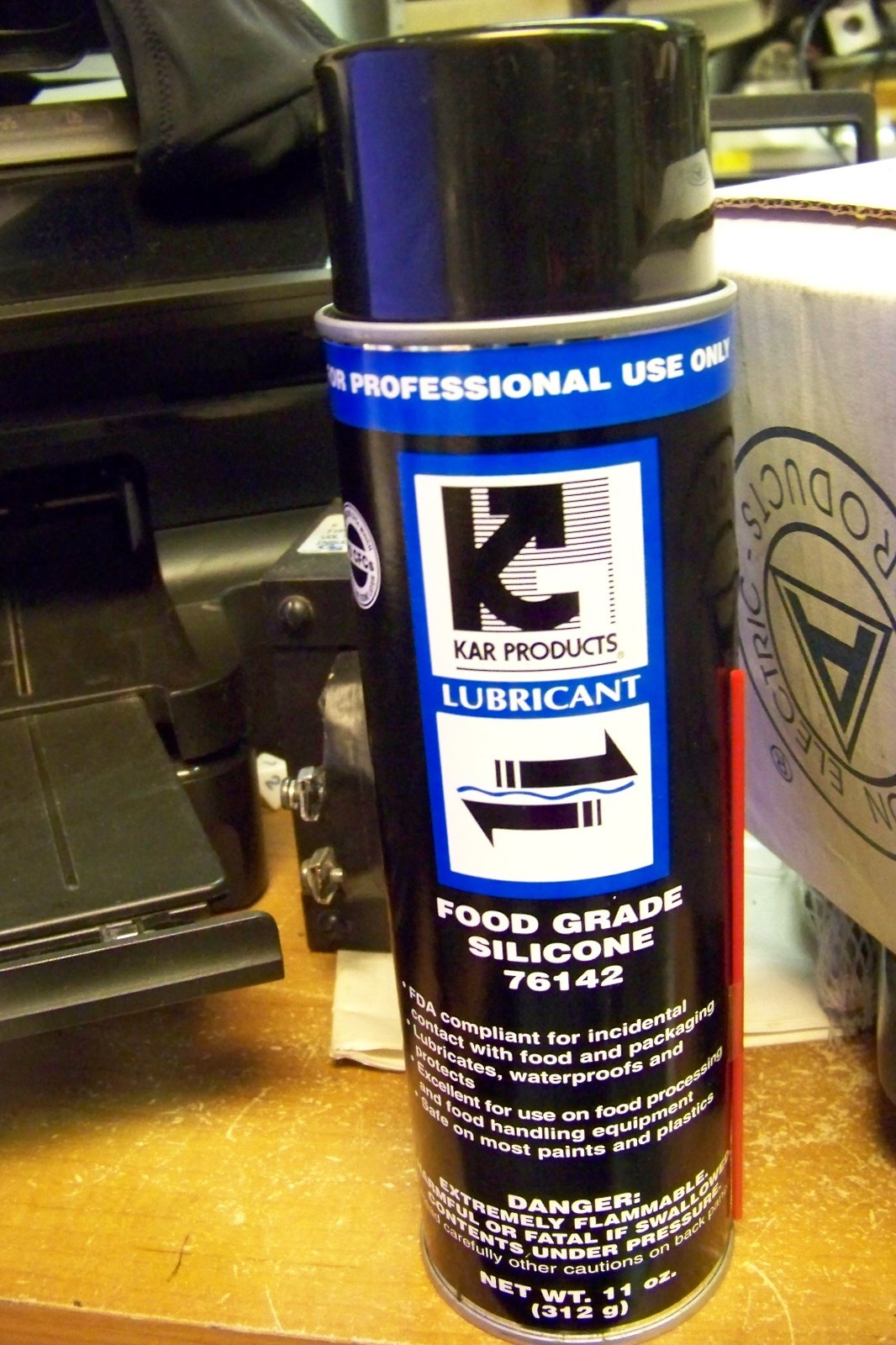 new kar products 76142 industrial food grade silicone lubricant spray ~ 11 oz
