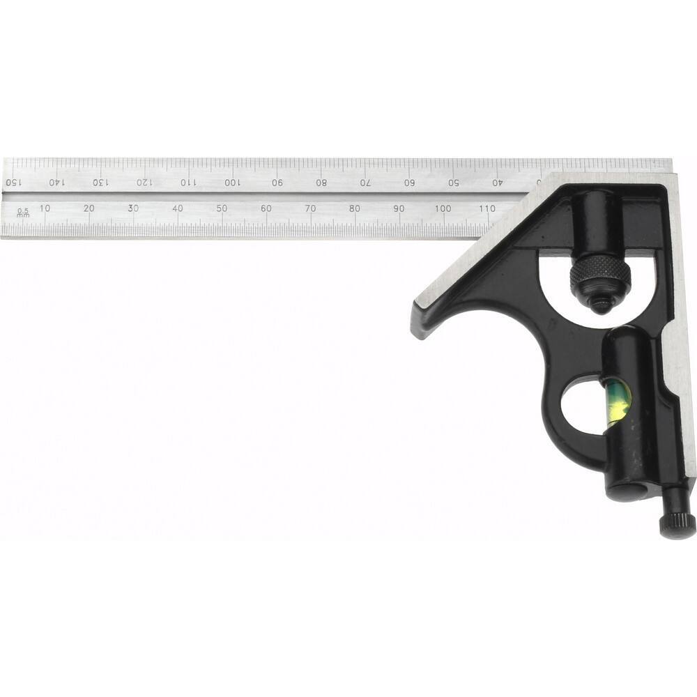 SPI 2 Piece, 6″ Combination Square Set 1/32 & 1/64″ (English/Metric) Graduati…