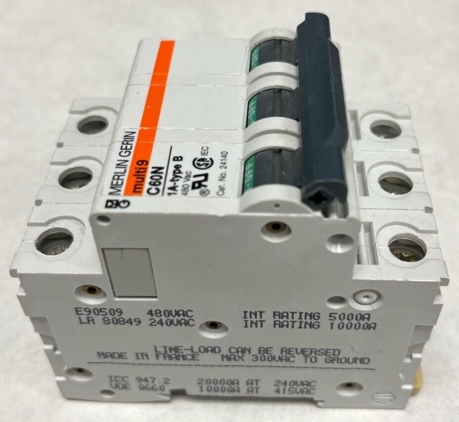 MG24140 – Square D, Supp Protectr, 1A, 3P, B, 277/480VAC, 125VDC