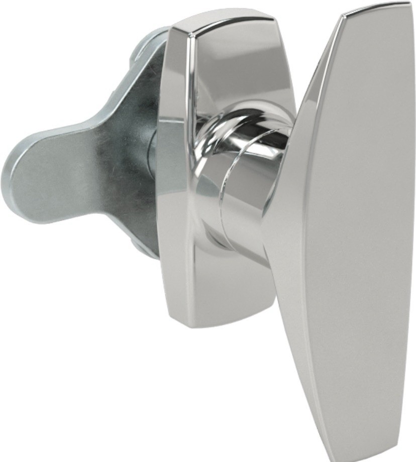 McMaster-Carr 1210A91 T-Handle Cam Latch Counterclockwise Quarter Turn Polished