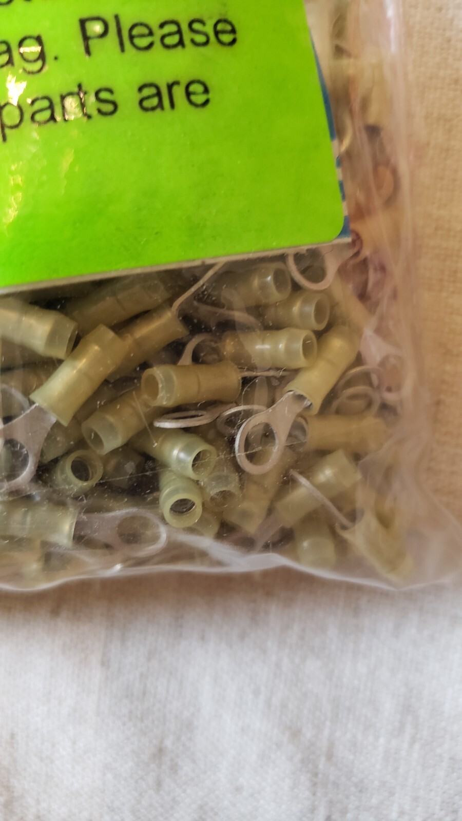NEW LOT of 250 AMP Closed Ring Tongue Terminal Tin 3.68 PIDG 22-26 AWG # 323915