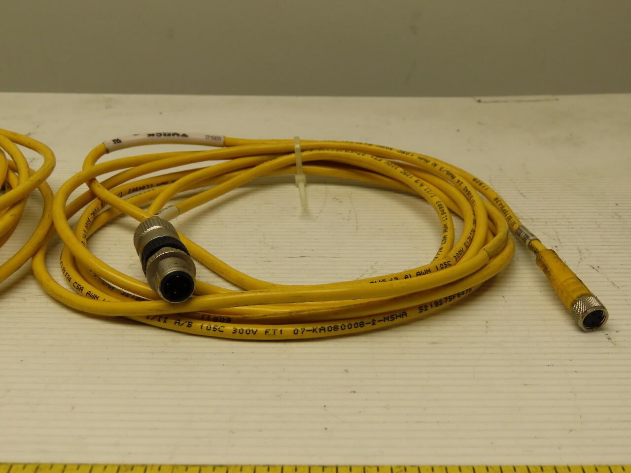Turck U2515-22 3M-10 56″ Picofast Female Connector Lot of 2