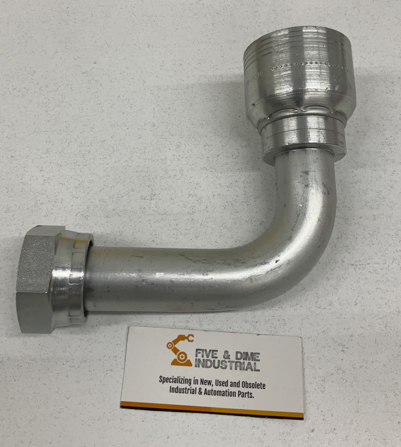 Eaton 1BA20FRC20 Female ORS Swivel 90° Long Drop Fitting TTC12 Crimp -20