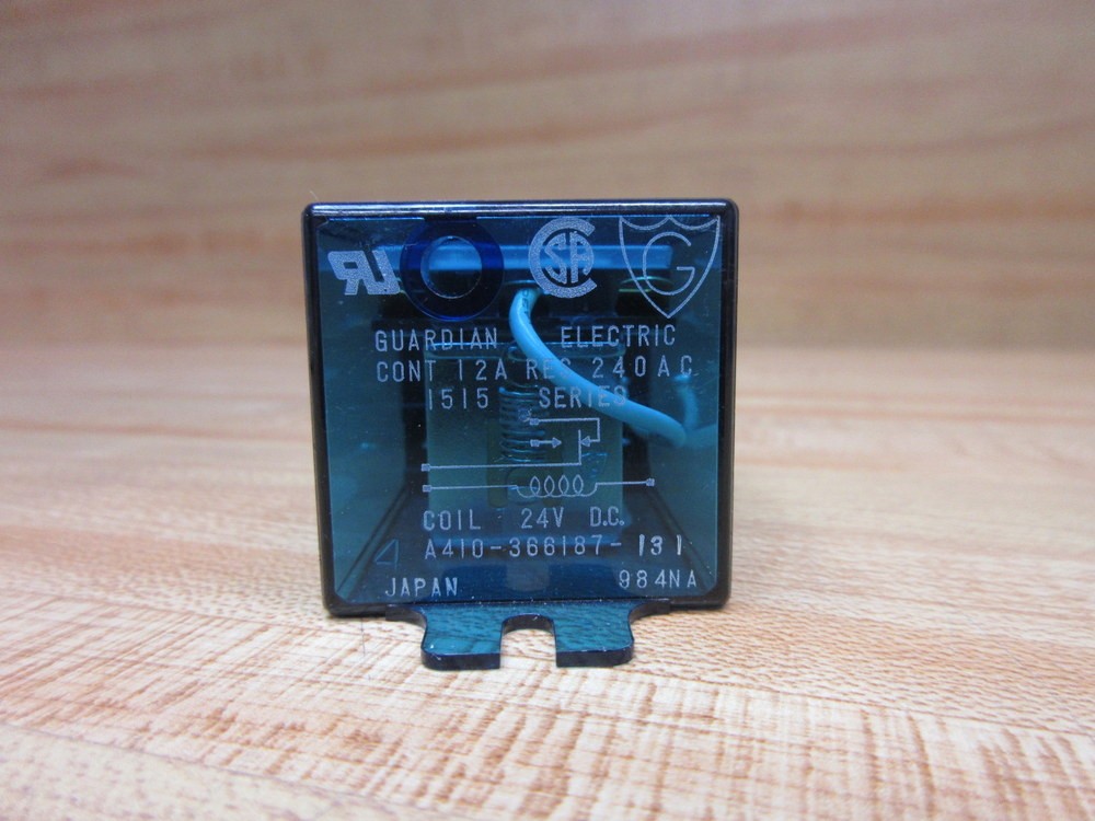 Guardian Electric A410-366187-131-24V DC Relay A410-366187-131