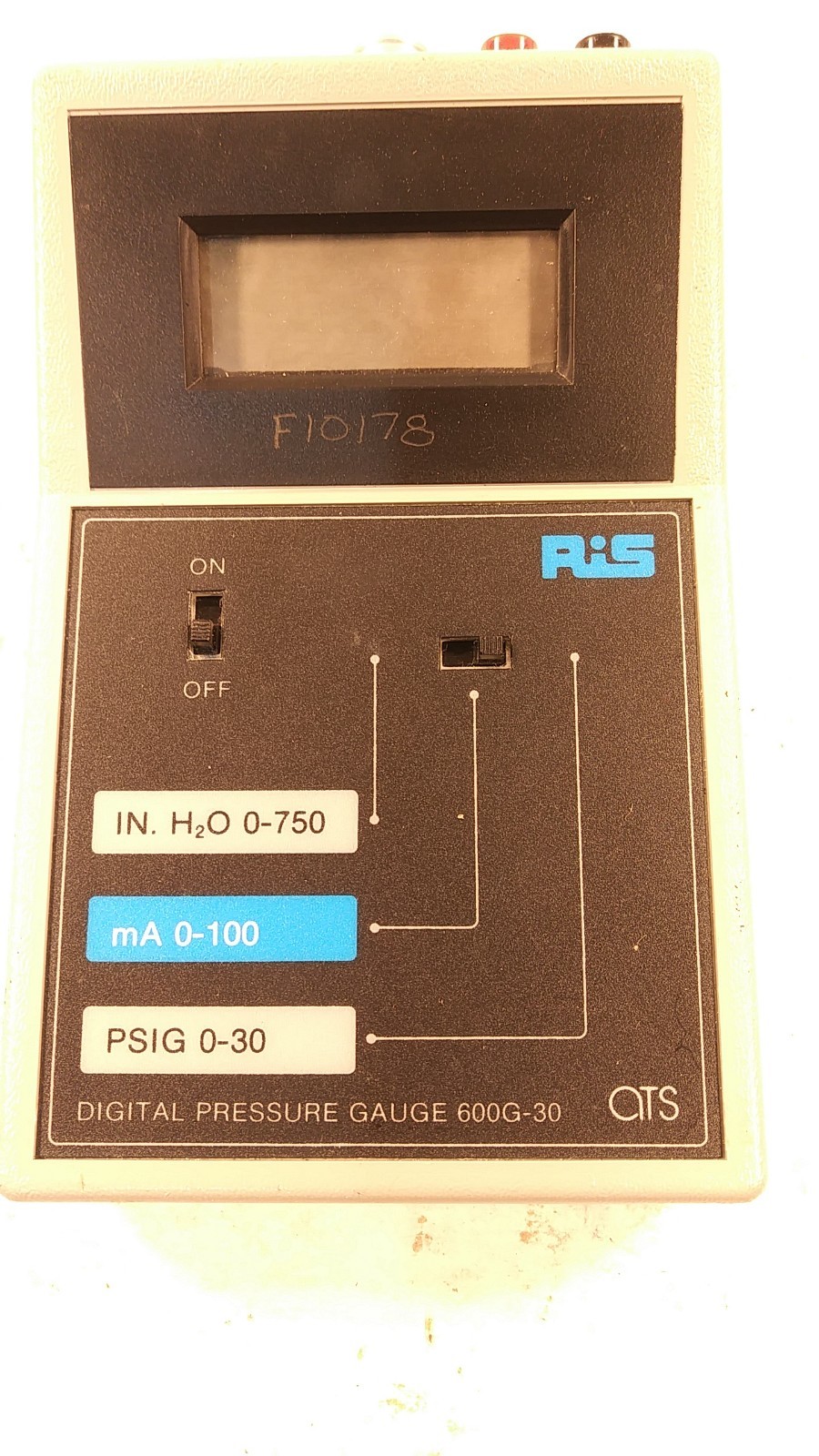 Rochester RIS DPG600-30 Digital Pressure Gauge