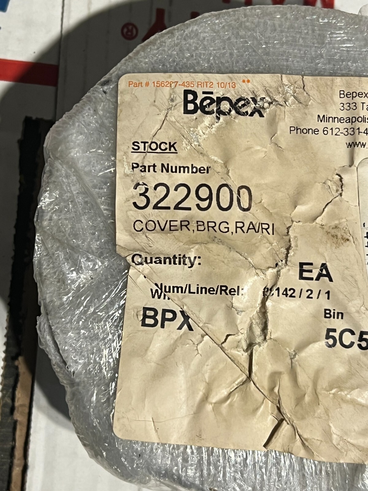 bearing cover 322900 cover nos no box