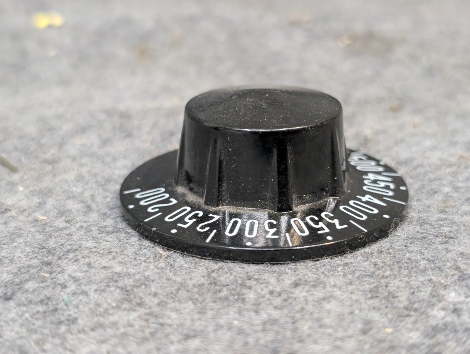 Dial 2-1/4 D Off-550-200 for Hobart 413976-1, Thermostat Dial, NOS