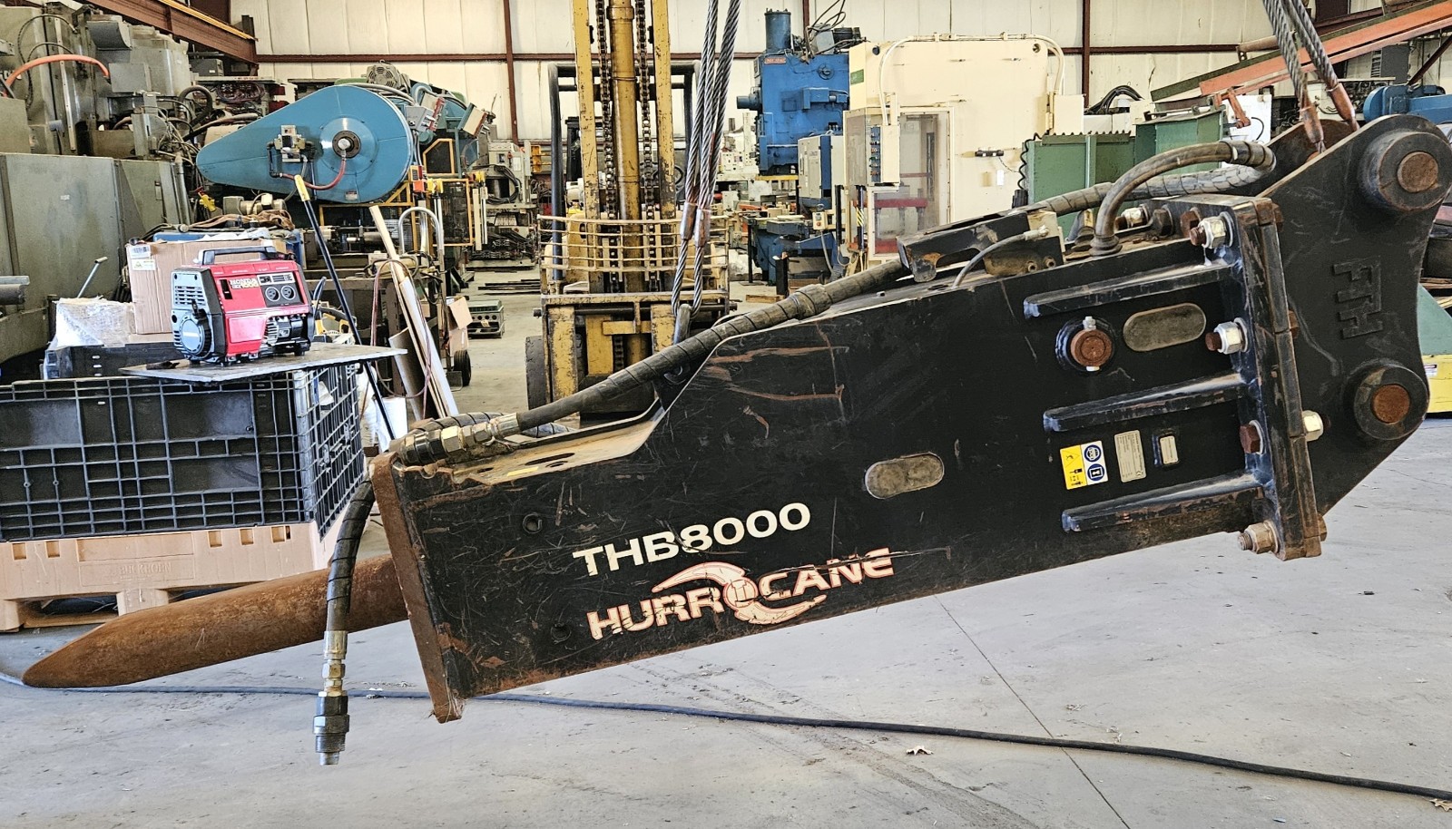 HURRICANE THB8000 HYDRAULIC HAMMER FOR 25-35 TON EXCAVATOR