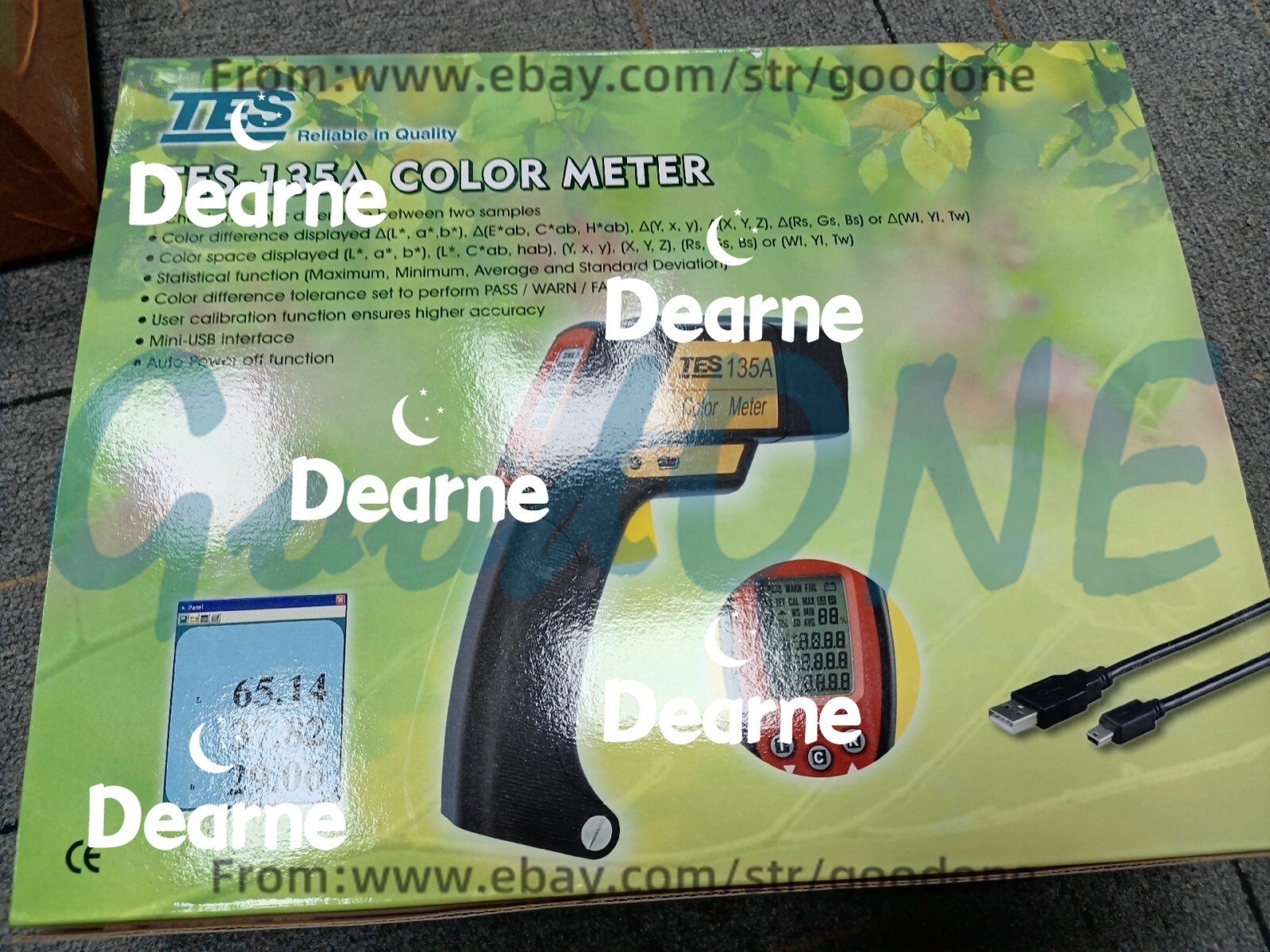 1PC NEW TES TES-135A TES135A Color Meter