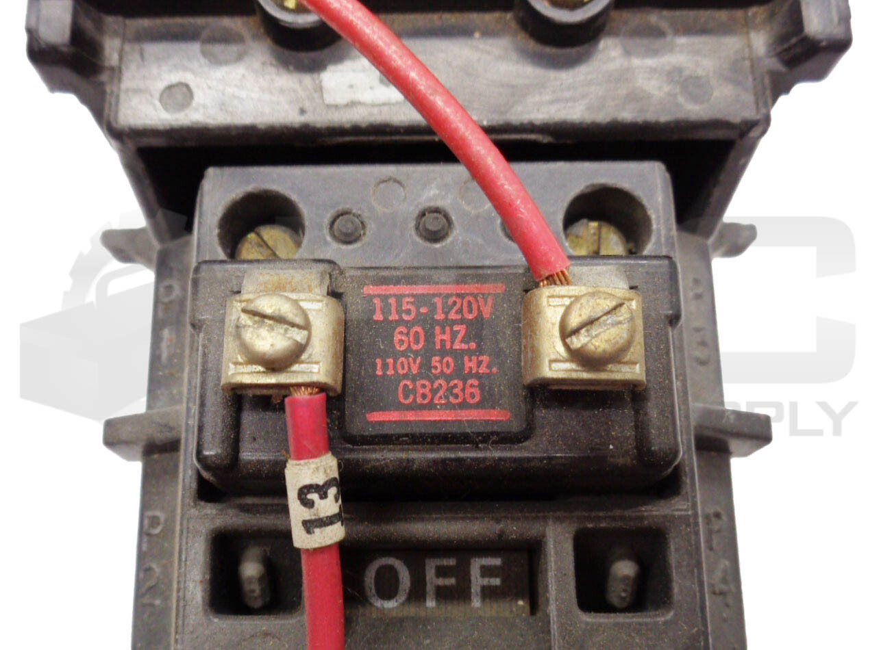 ALLEN BRADLEY 509-B0D CONTACTOR 509-BOD W/CB236 592-B0W16 /A *READ*