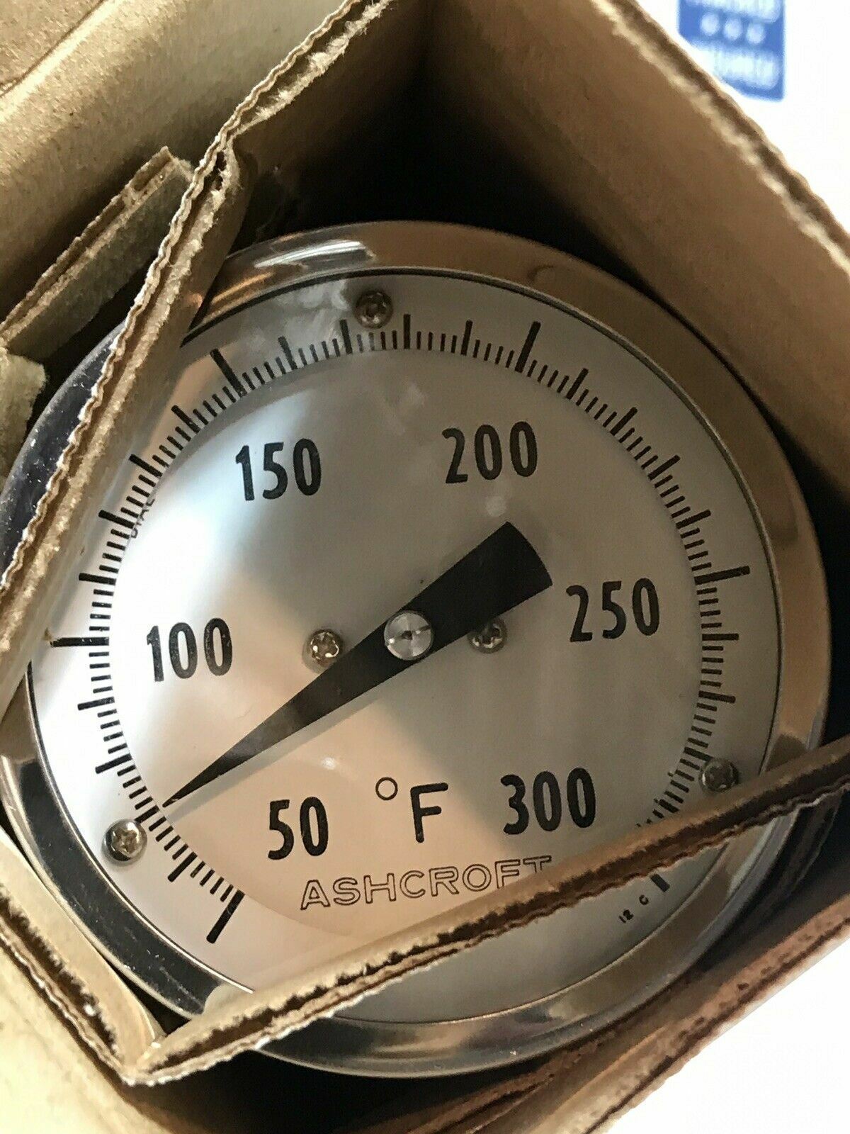 Ashcroft 30EI60R-040-50-300 10255258-11 3” Bimetal Thermometer 50-300 F 6” Stem