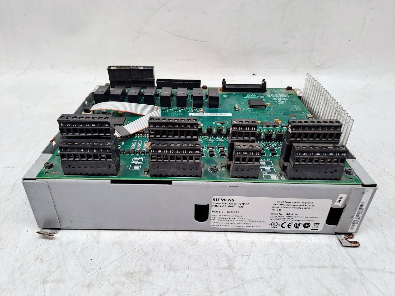 SIEMENS 549-629 MODEL 1210 EF/PXM/HOA/ENET/FLN POWER MEC AK