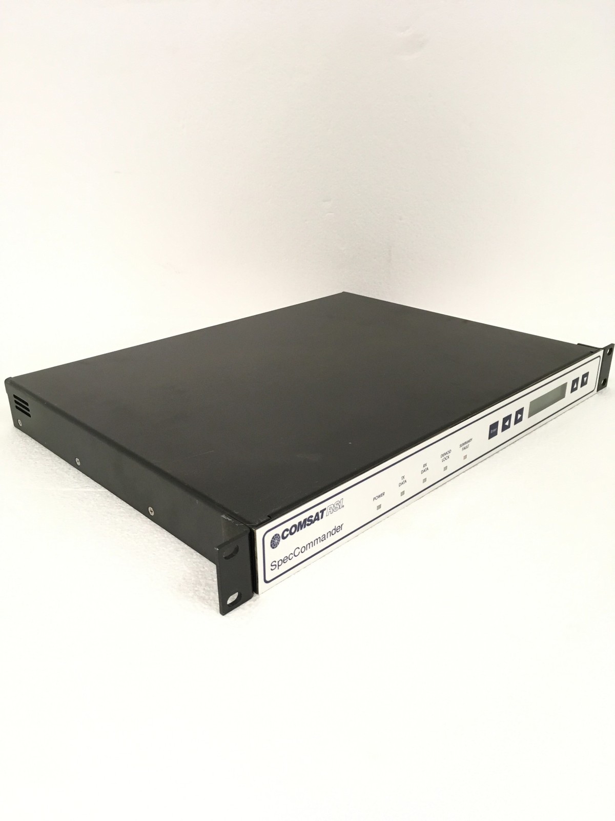 Comsat RSL SPEC Commander 100 Modem, 48V, 1.1A w/ Rack Mount Ears, WORKING