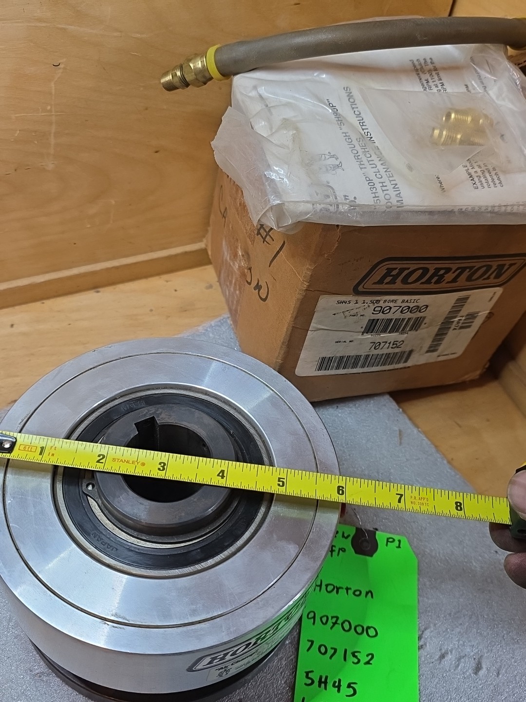 NEW HORTON FLANGE MOUNT TOOTH CLUTCH 907000 5H45 1.500 BORE