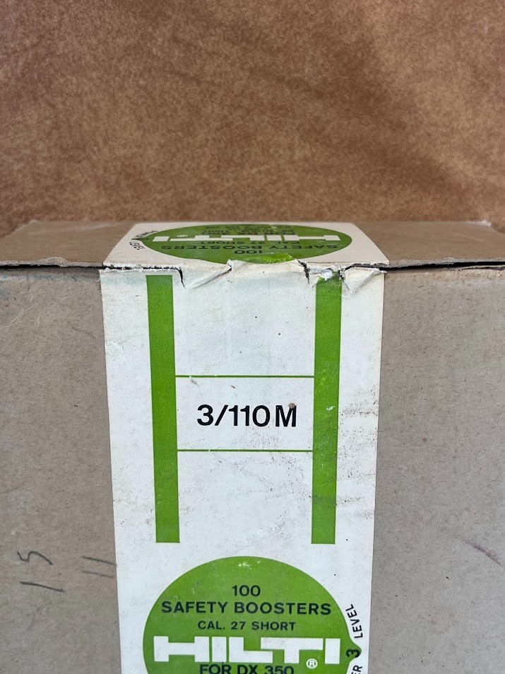 HILTI 3/110M (PKG OF 100) DX350 DX 350 Safety Boosters Green Level 3