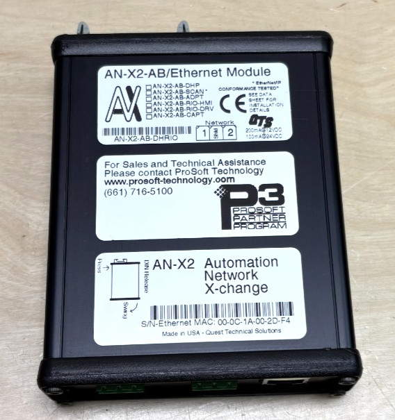 ProSoft AN-X2-AB-DHRIO Automation Network Ethernet Bridge Module