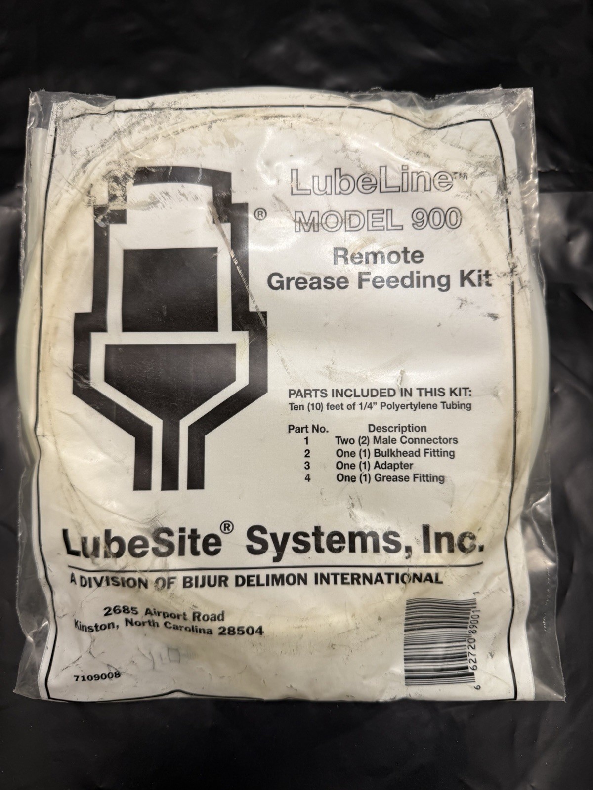 New LubeLine Model 900 Remote Grease Feeding Kit/ 10’ X 1/4” Line- FREE SHIPPING
