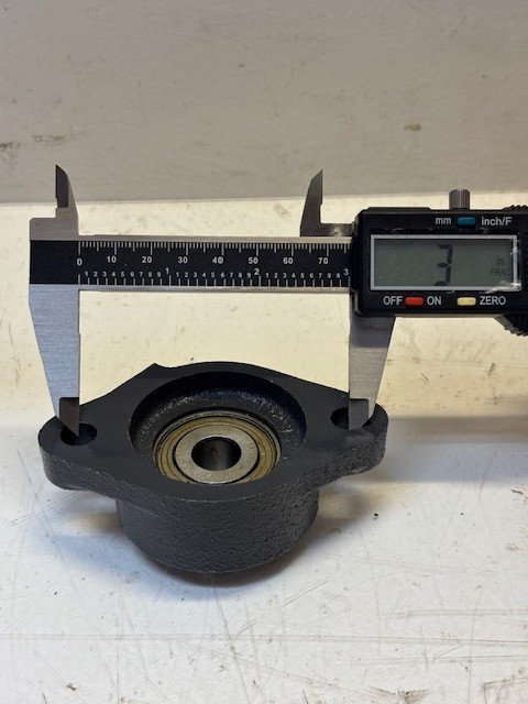 2 Quantity NTN 3″ 2 Bolt Flange Bearing with 1/2″Insert | FLU201V | (2 Quantity)