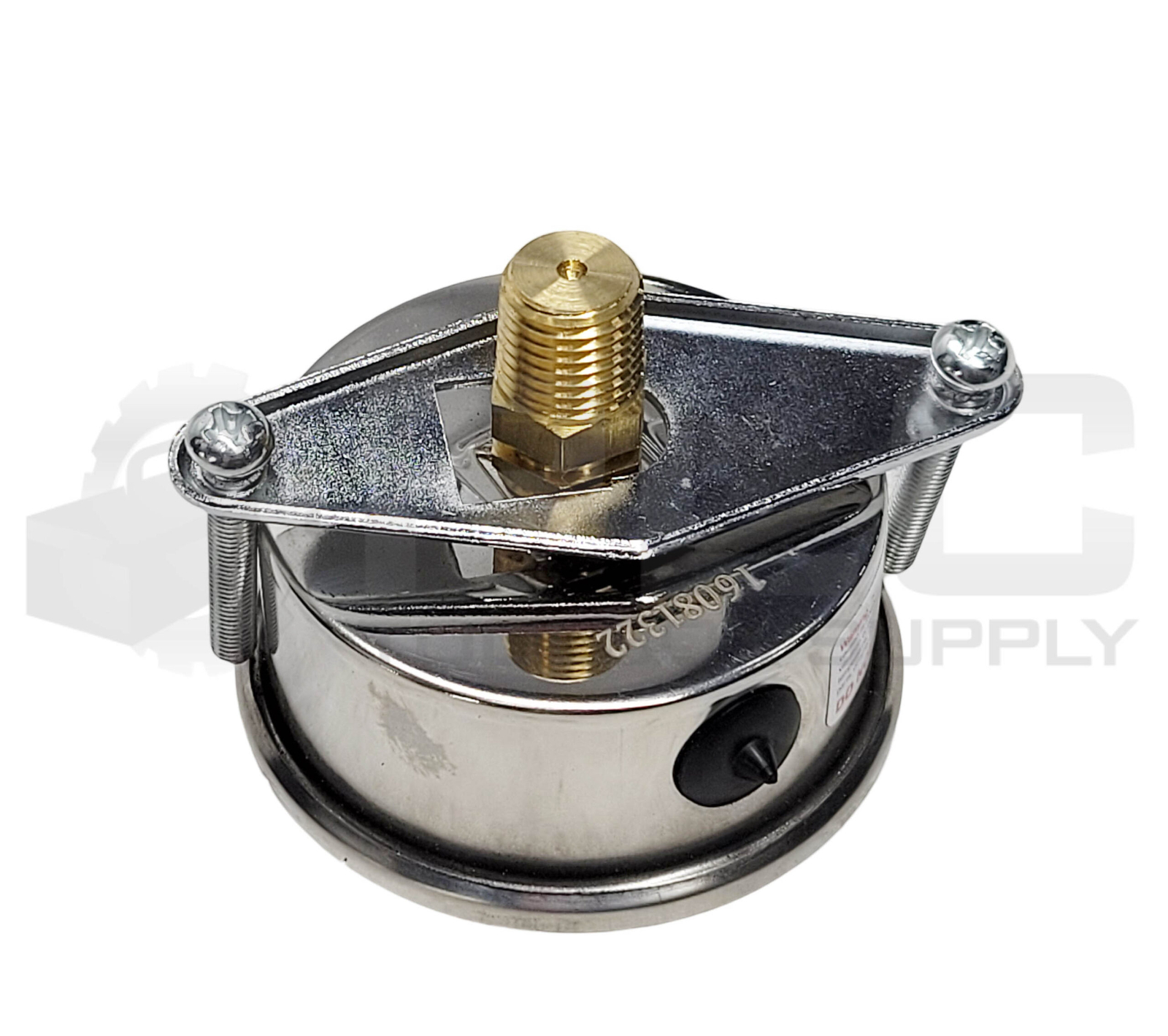 NEW BPC 16081322 PRESSURE GAUGE 0-11BAR 0-160PSI W/ MOUNTING PLATE