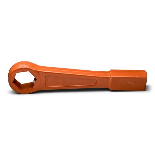 Wright Tool 18H64 – Box Wrench 6 Point Straight Handle HD Safety Orange – 2Inch