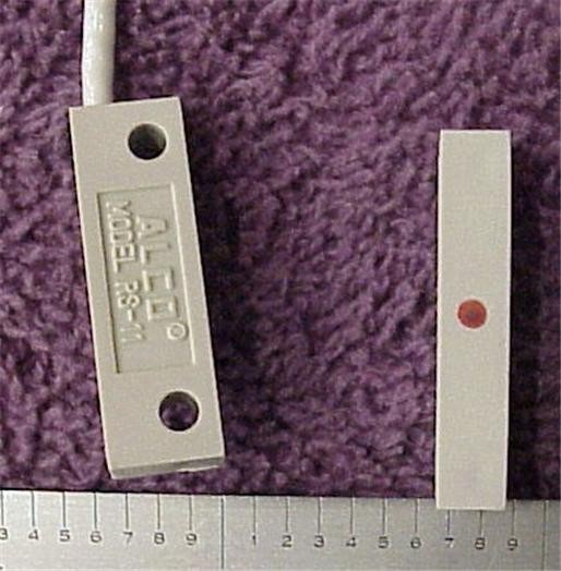 ALCO ALARM SENSOR MAGNETIC DOOR SMALL REED SWITCH SECURITY
