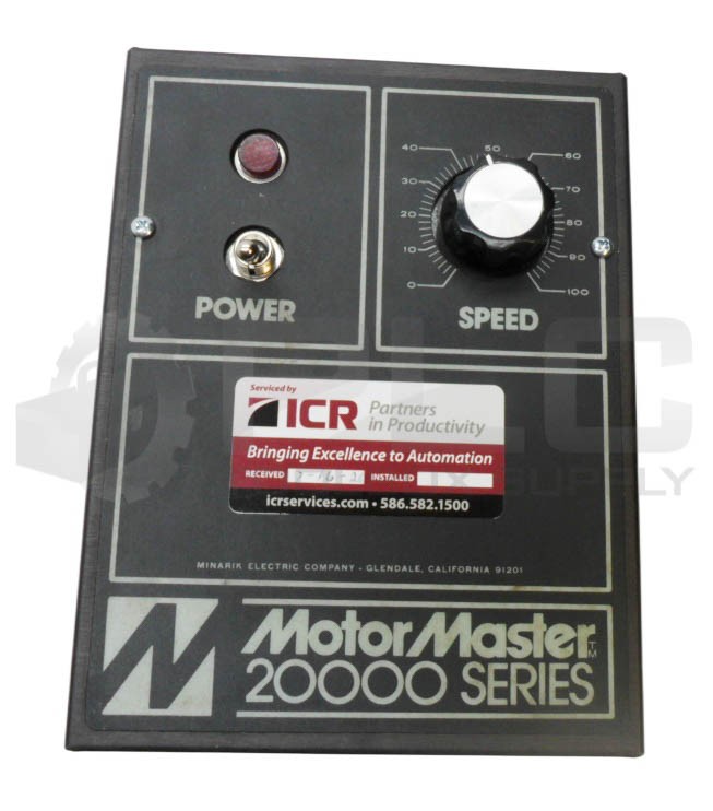 MINARIK ELECTRIC MM23101A MOTOR MASTER 2000 CONTROLLER 0-180VDC 5A 230VAC
