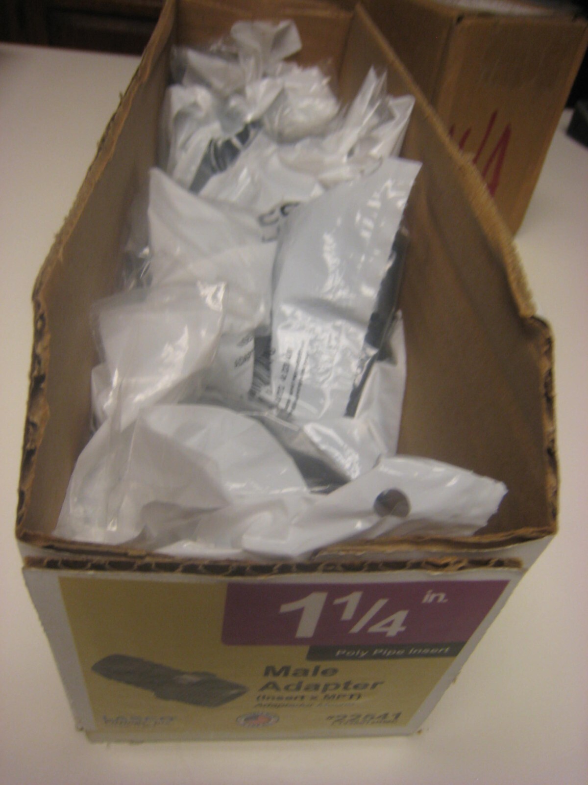 4 -LASCO 1- 1/4-inch x 1- 1/4-inch Schedule 80 PVC Insert/MPT ADAPTER 22541 USA