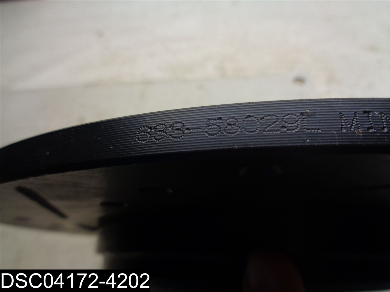 633-58029L Drilled and Slotted Black Zinc Brake Rotor