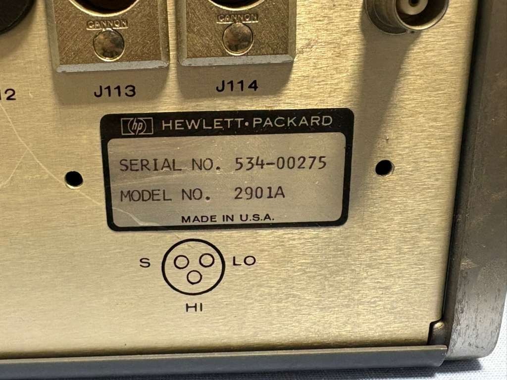HP Hewlett Packard DYMEC Input Data Scanner Model 2901A