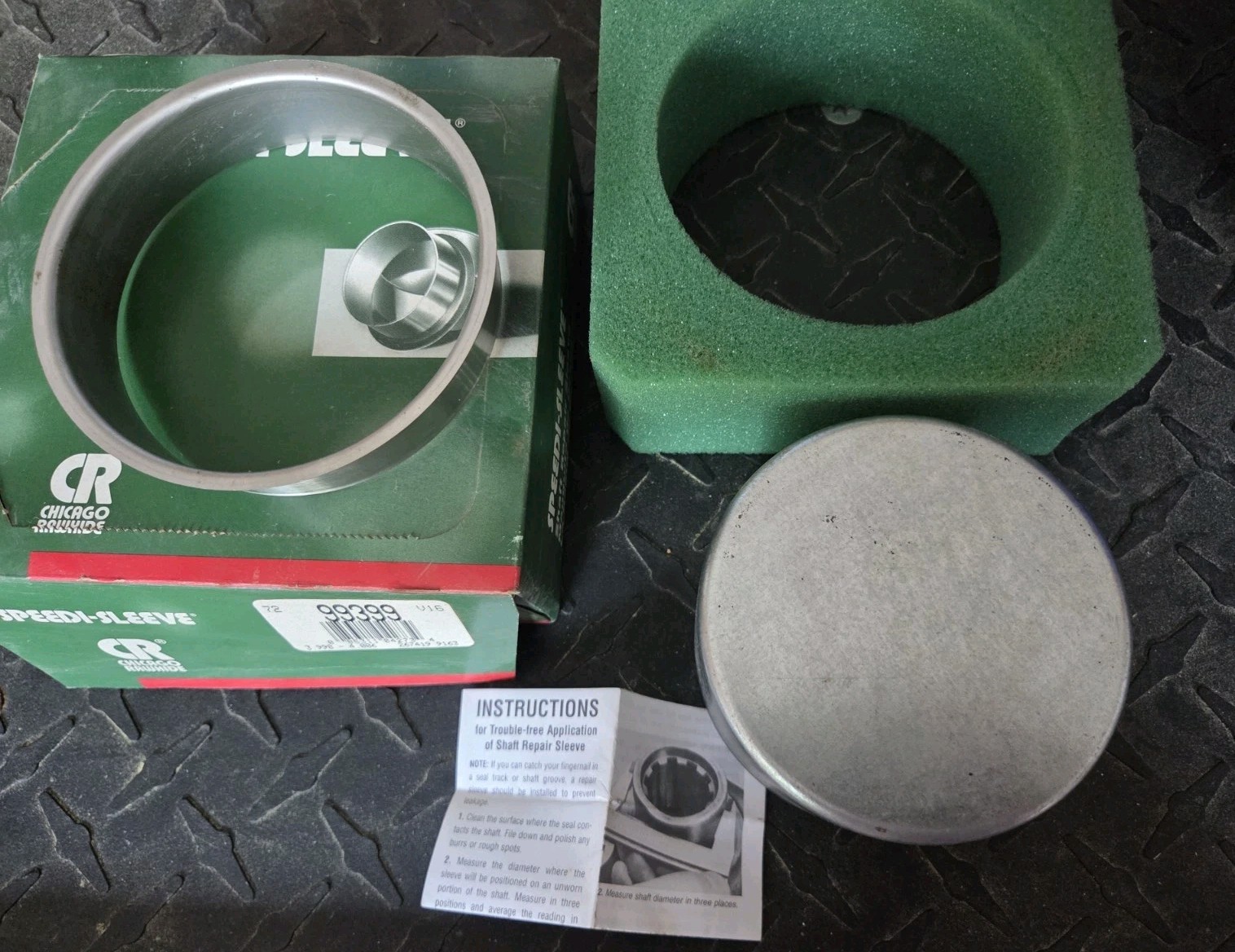 NEW CHICAGO RAWHIDE 99399 SPEEDI SHAFT REPAIR SLEEVE