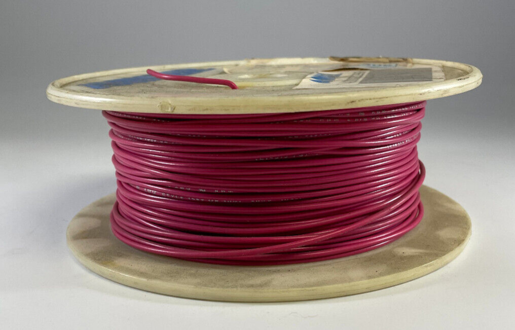 Anixter 18 AWG 100ft 16 Strands, 300V, Tinned Copper, PVC, Red Hook-Up Wire