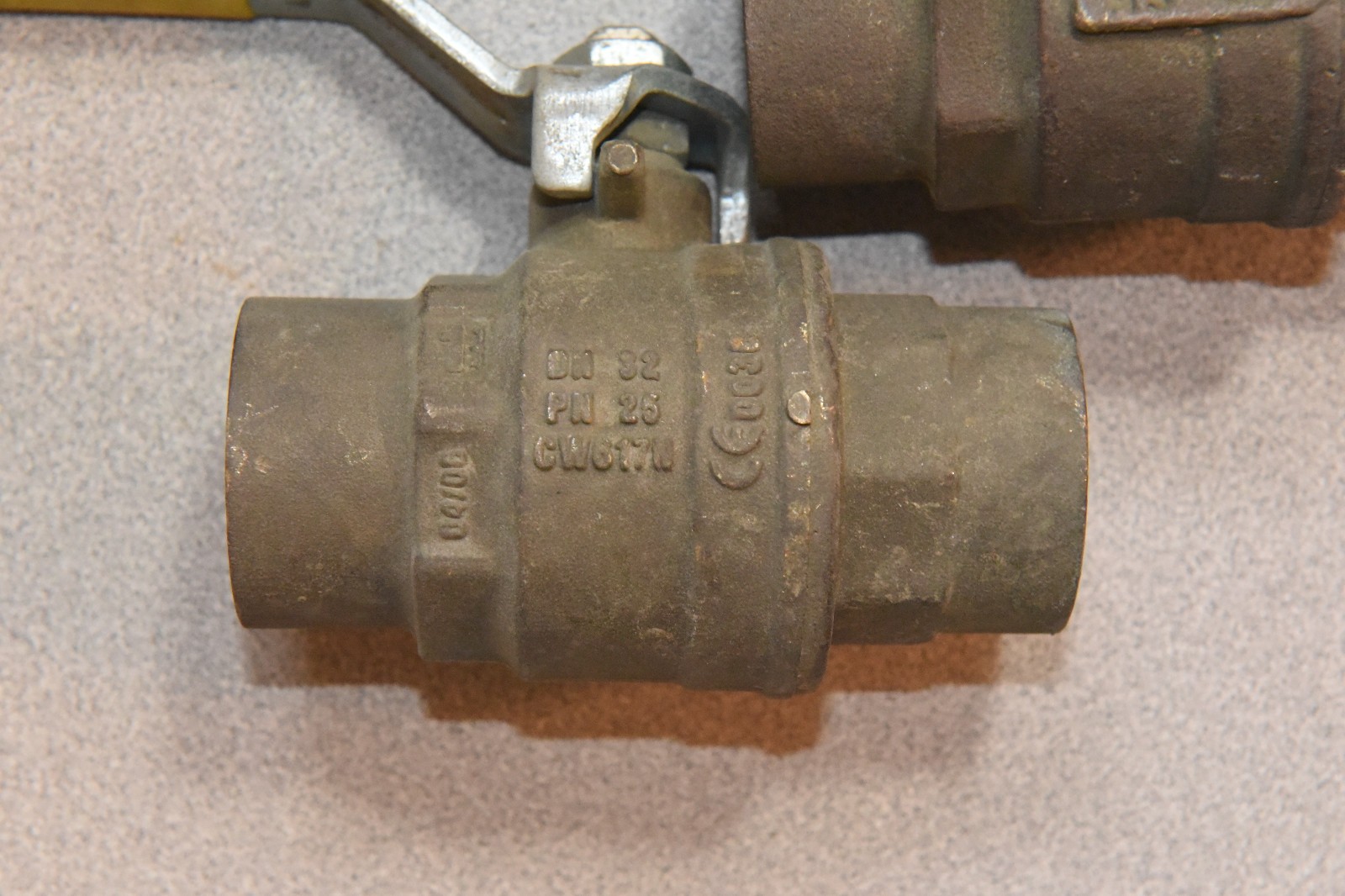 Lot of (2) FNW 1-1/4 Brass Full Port Ball Valves 150WSP-600WOG Sweat