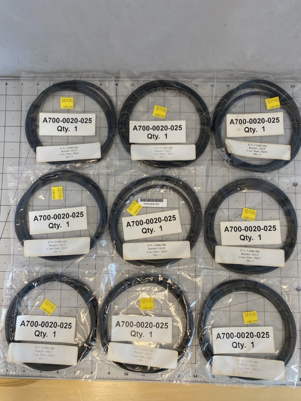 Marco Rubber & Plastics LLC O-Ring, Viton 2-384 PN: V1000-384