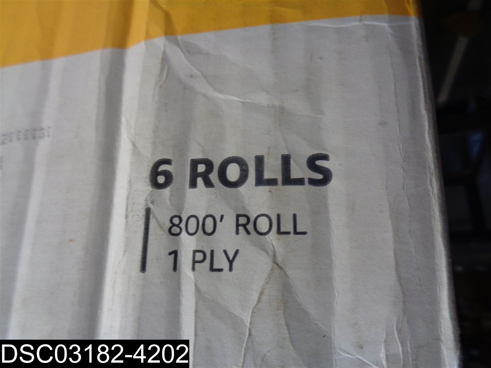 QTY=6: Amazon Commercial Kraft 800′ Hard Towels 1 Ply 840095804110