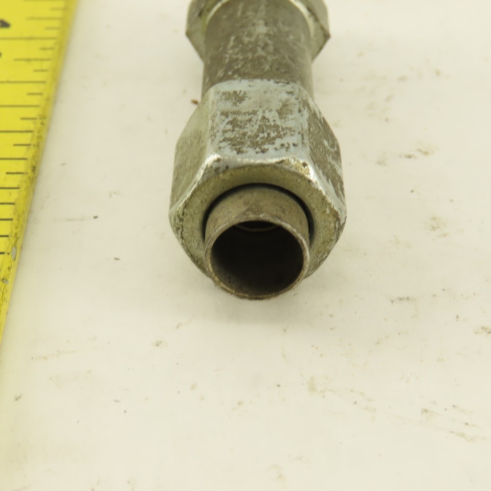 1/4″ OD Tube 9/16-18 JIC Flare 9/16-18 Male O-Ring Seat Extension 2-1/2″ OAL