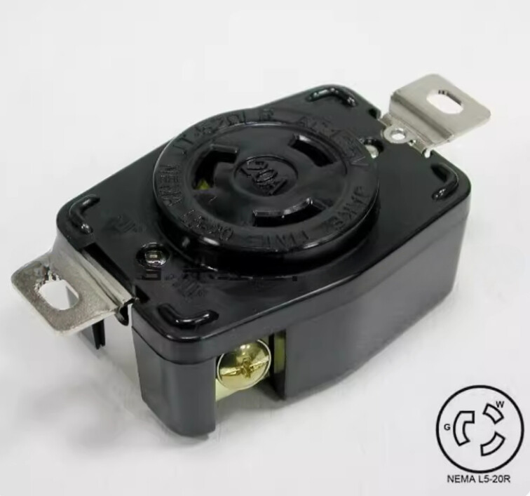 1PCS NEW FIT FOR Industrial socket JT-520LR NEMA L5-20R AC 125V 20A