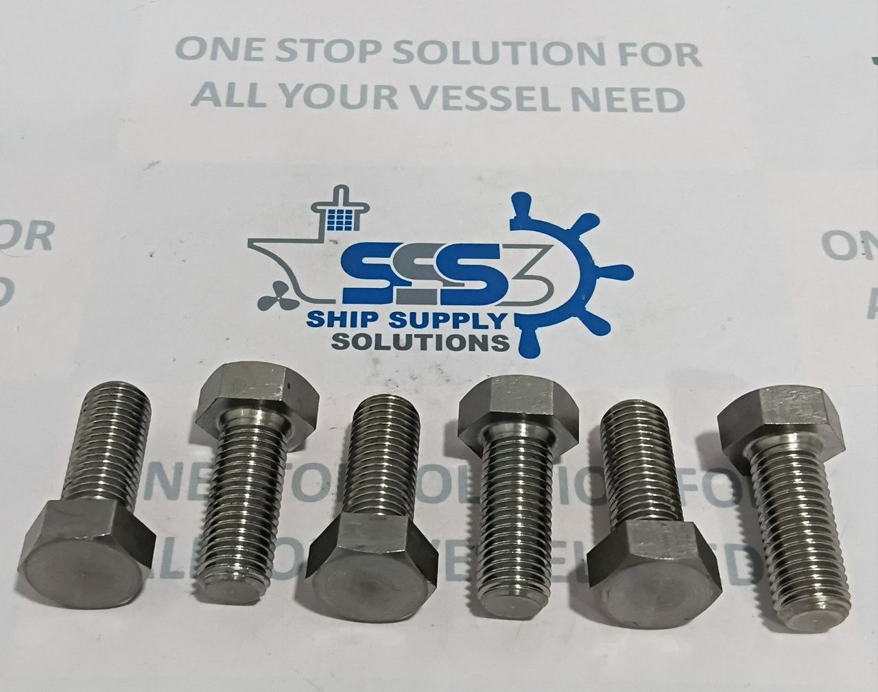 M16 x 40mm Stainless Steel Hex Bolts (6pc) | MHI Mitsubishi 101-515-040-2