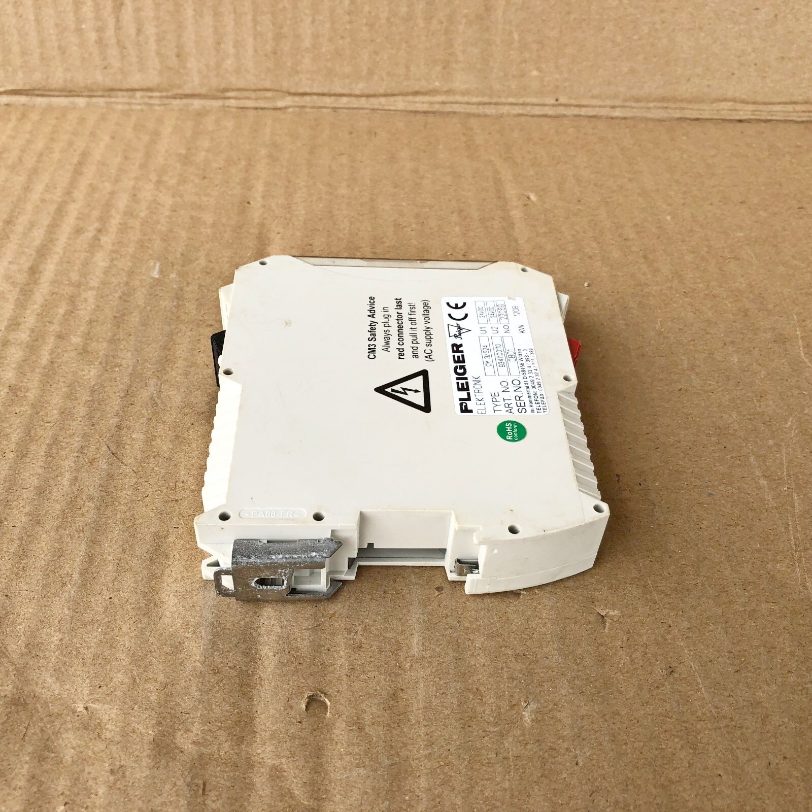 PLEIGER CM3/S24 CONTROL MODULE CM3S24 9341100110 [2]