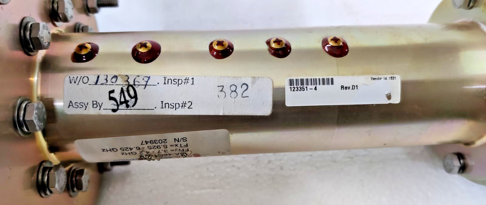 A.R.A SEAVEY DIVISION ESA-46C1-2/B, A1 MICROWAVE PB1446 WB #2