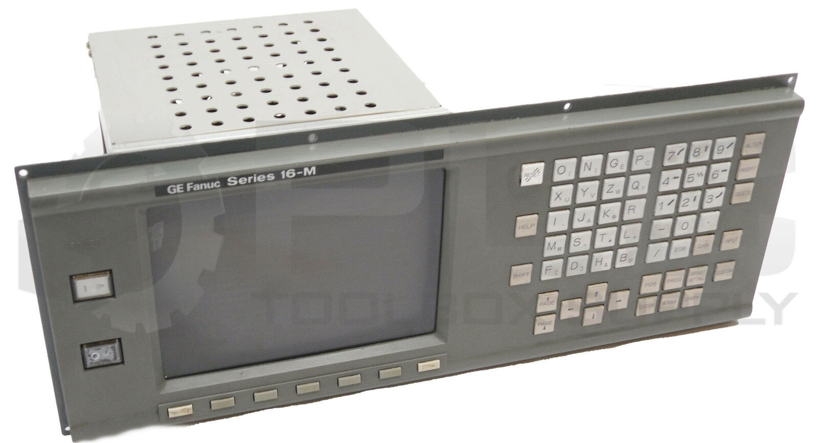 GE FANUC XA02B-0120-CE51#16M SERIES 16-M CONTROL PANEL W/ MONITOR *PARTS ONLY*