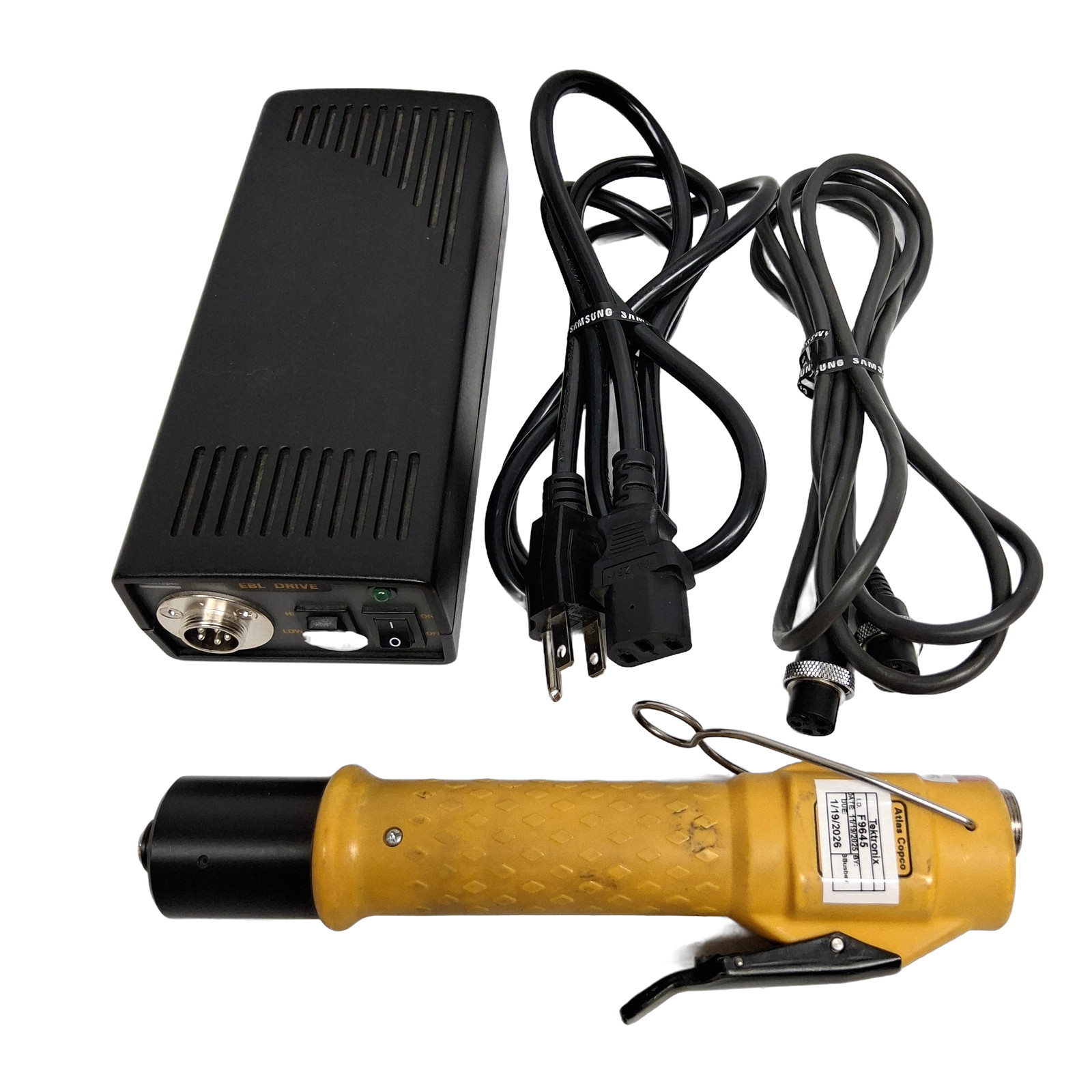 Atlas Copco EBL12 Electric Clutch Screwdriver 9 in-lb EBL Drive PS Controller