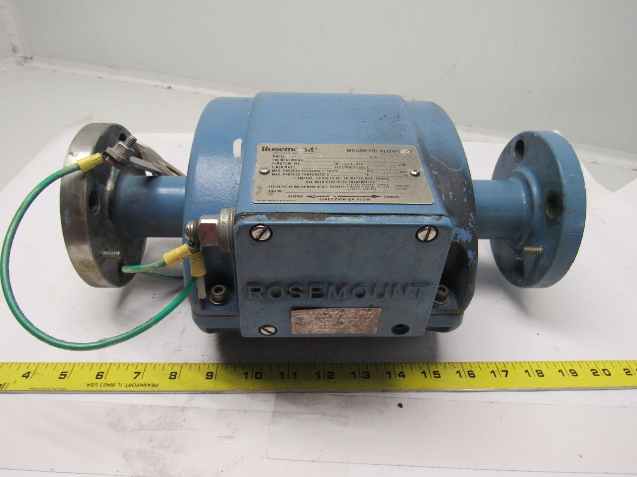 Rosemount 8701TSA015S1G1 1-1/2″ Magnetic Flow Tube Flanged Sensor