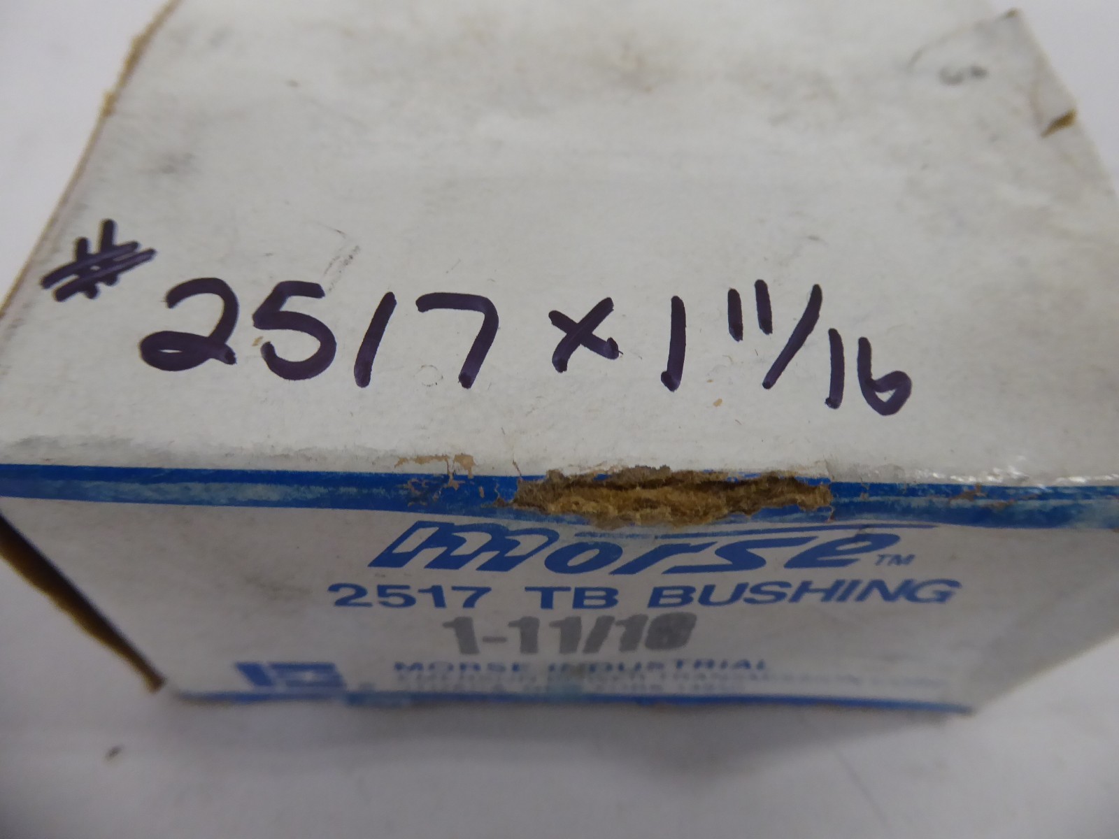 Morse 2517×1-11/16 Taper Bushing no bolts 119119