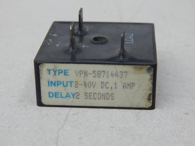 AiroTronics, VPN-58714437, TBC4002C Solid-State Timer 8–40VDC, 1Amp, 2 Sec Delay