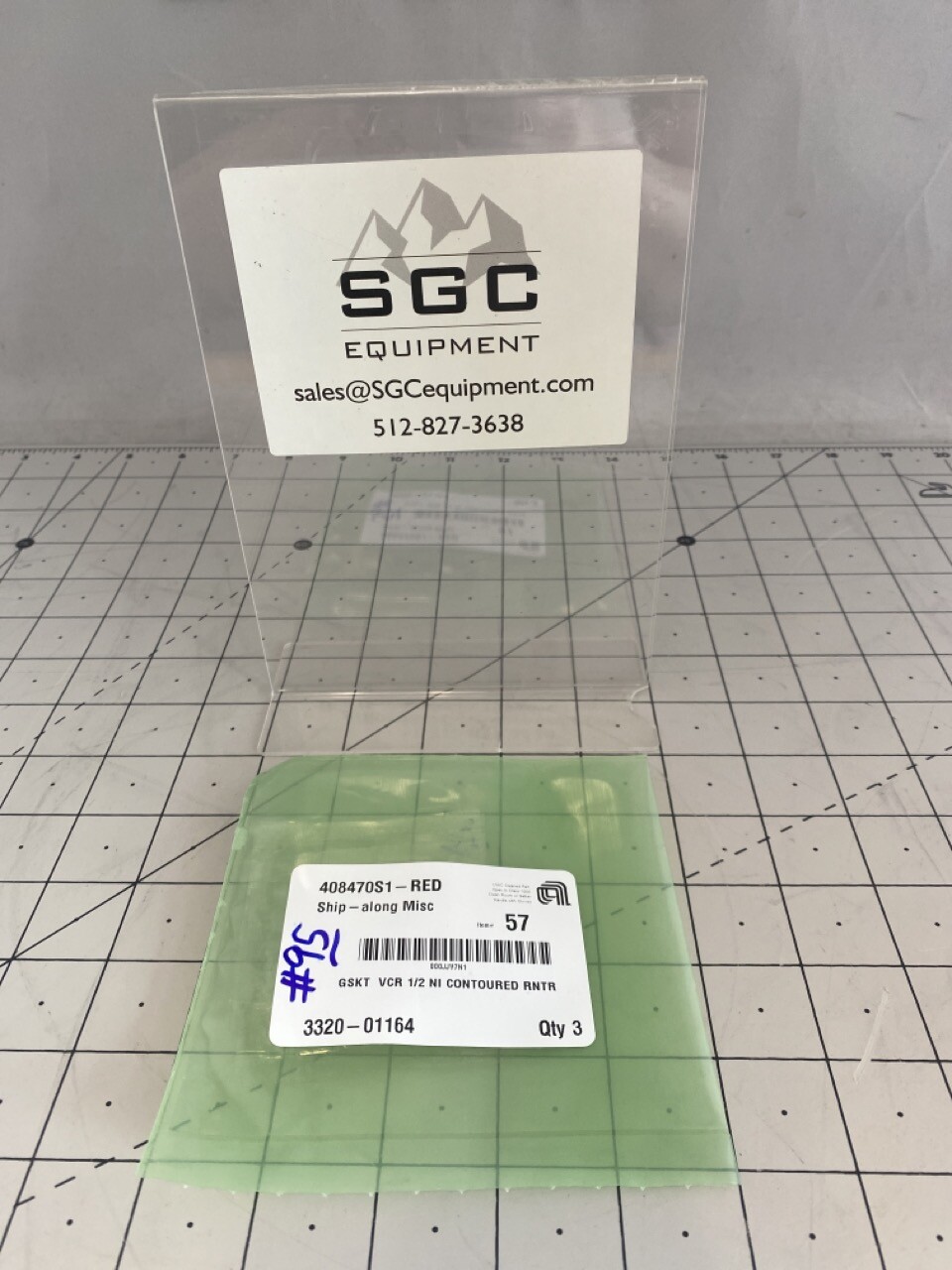 Parker Gasket, Contoured Retainer 50-8V-NI-R Applied Materials/AMAT 3320-01164
