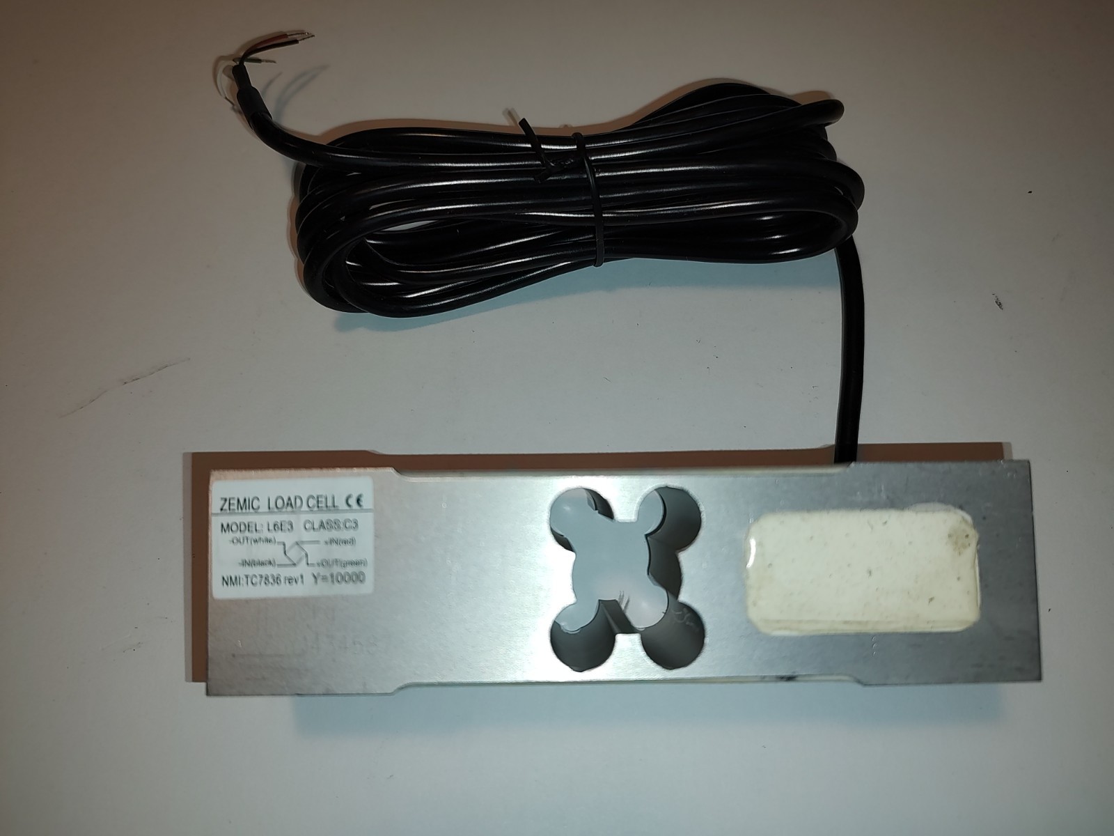 Zemic L6E3-C3-50Kg-3G Single Point Load Cell 5-wire 3M Cable New In Box
