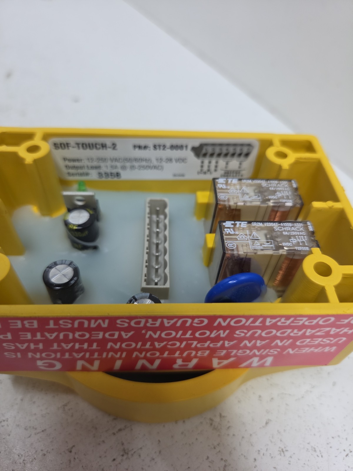 SOF TOUCH ST-0001 INDUSTRIAL MACHINE SWITCH 15-30 VDC 10A **NOS**