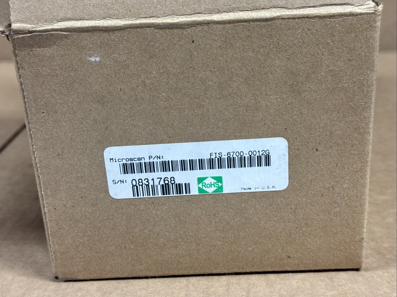 NEW Microscan FIS-6700-0012G Quadrus EZ Fixed Barcode Scanner FAST SHIPPING