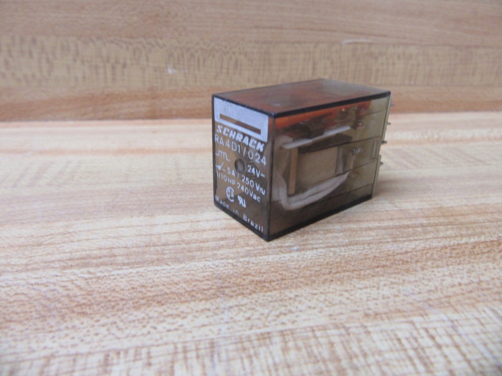 Schrack RA4D1/024 Relay RA4D1024 (Pack of 3)
