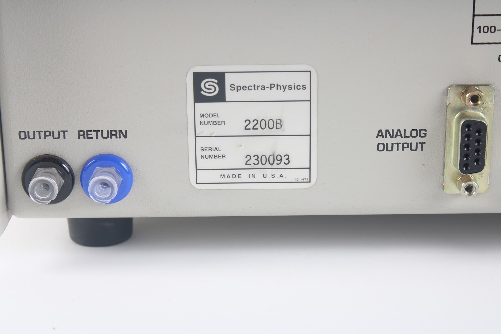 Spectra-Physics 2200B Air Purifier